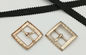 Rechteck-Metallschuh wölbt einzelne vorzügliche/elegante Zinke Pin-Struktur fournisseur