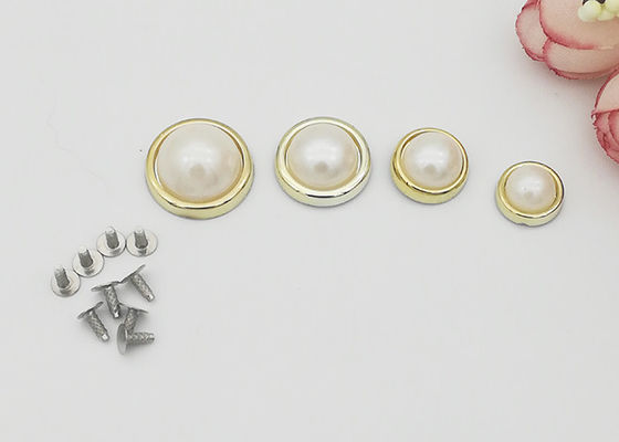 China Das halbkreisförmige Perlen-dekorative Niet geht Abnutzungs-beständiges Klima überzogen voran fournisseur